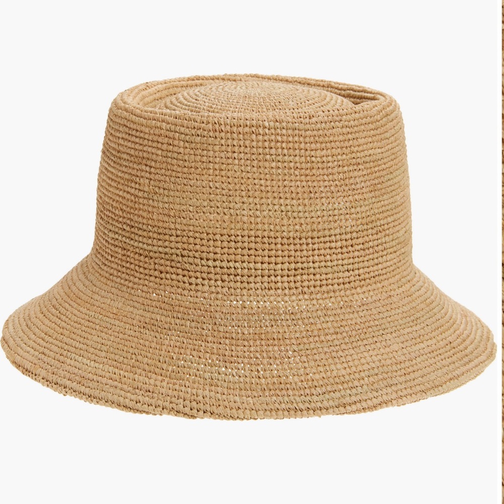 NWOT - Lack of Color Raffia Bucket Hat